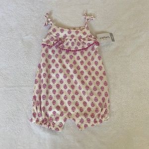 Carter’s Girl’s Pink Floral Romper